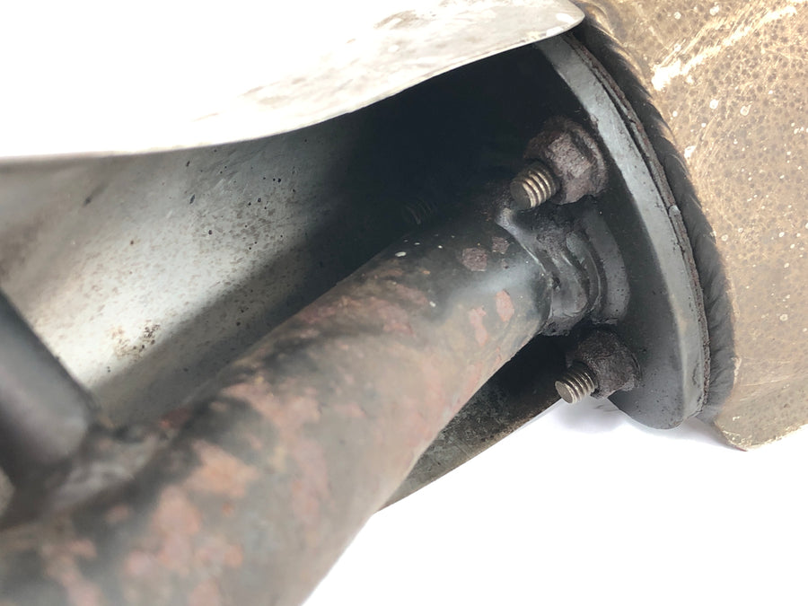 Cagiva Planet 125 [1998] - exhaust system rear silencer manifold muffler complete