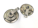 Laverda 1000 [1978] - Horn Signal Horn Double Horn Chrome Round Retro Pair-2
