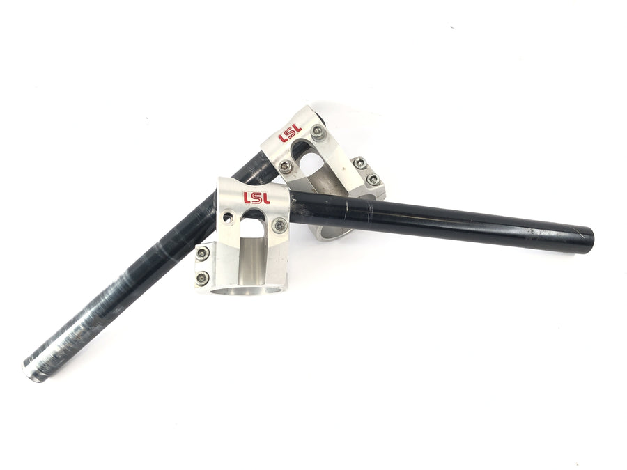 Aprilia SL 1000 Falco Pa [2000] - handlebar fum on the left and right clip -on poles aluminum silver