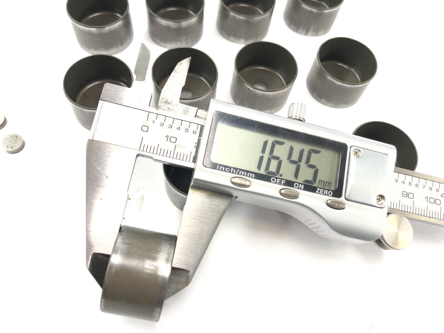 Triumph Street Triple R 675 D67LD [2010] - Stößeltassen valve stark cups of shims sentence