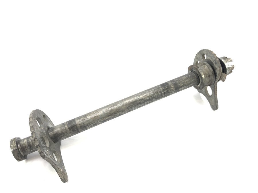 Yamaha XT 350 3YT / 55V [1990] - rear axle with chain tensioner