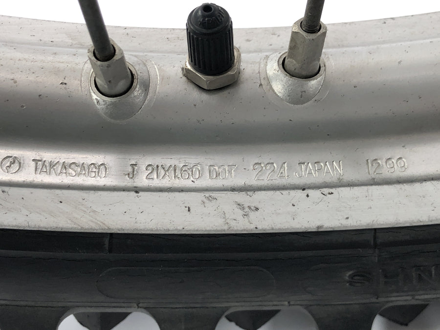Yamaha YZ 426 F [2000] - Front wheel rim with brake disc 21 inches