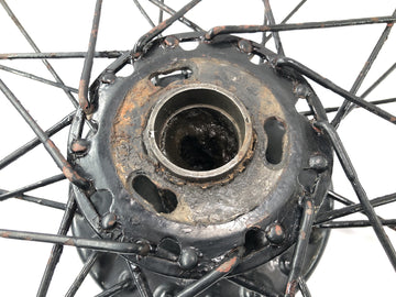 DKW NZ 250 [1938] - Front wheel with spokes and hub. - 0