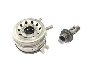 Honda ST 1100 SC26 Pan European [1990] - Oil cooler oil filter housing oil filter adapter - 0