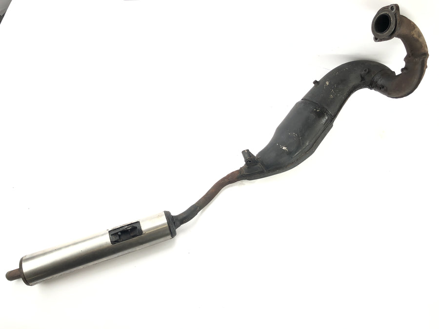 Honda NSR 125 JC22 [1998] - exhaust exhaust system Krümmer silencer right behind