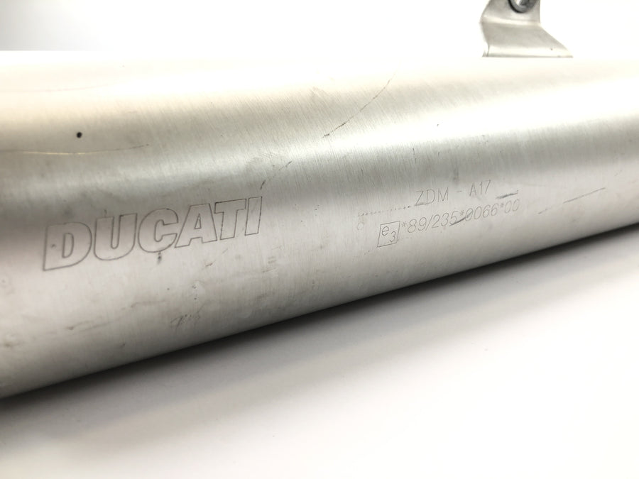 Ducati ST3 S3 [2004] - Schalldämpfer rechts Auspuff Endtopf ARROW Schalldämpfer silber