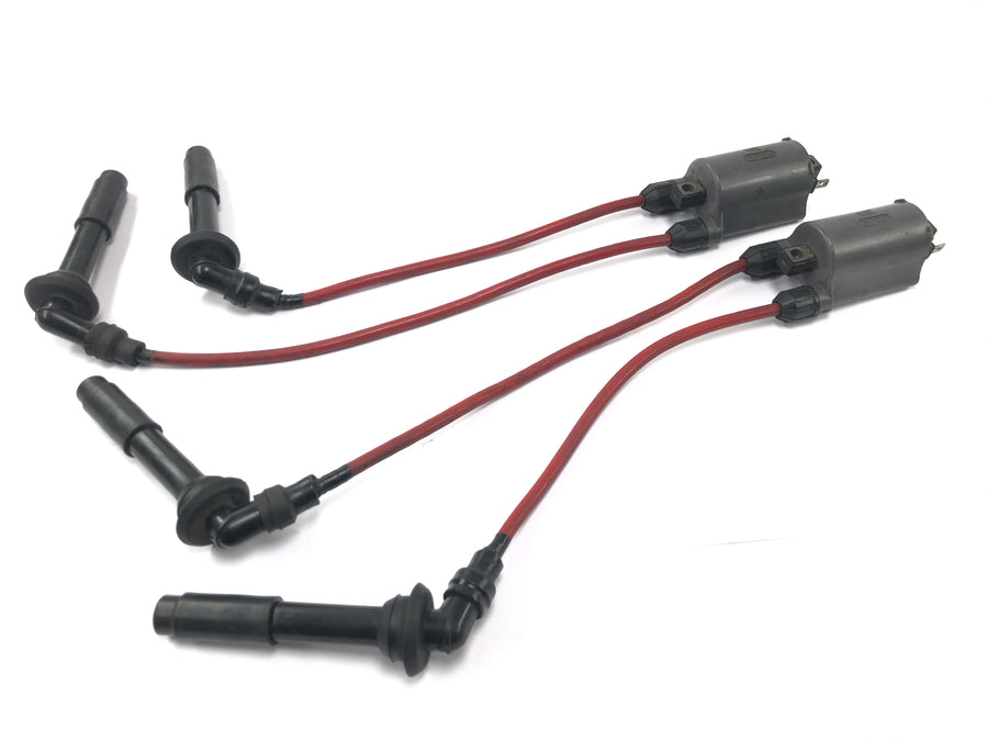 Kawasaki ZXR 400 ZX400L [1992] - Ignition coil set ignition coil ignition cable spark plug cap
