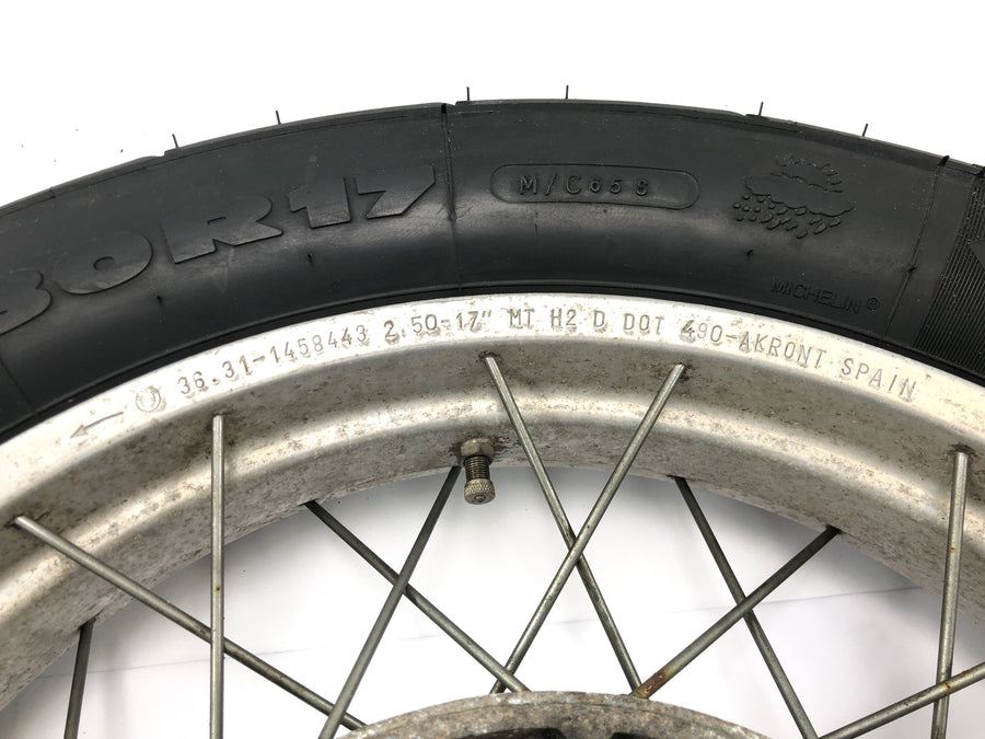 BMW R 100 GS 247E [1991] - rear wheel rim spoke wheel 2.50 x 17"