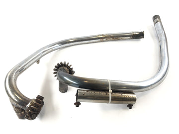 Triumph Bonneville T140V [1976] - manifold exhaust manifold manifolds exhaust on the left and right - 0