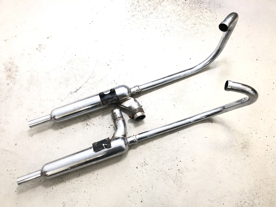 Kawasaki W 650 EJ650A [1999] - Auspuffanlage Endtopf Krümmer Abgasanlage links und rechts