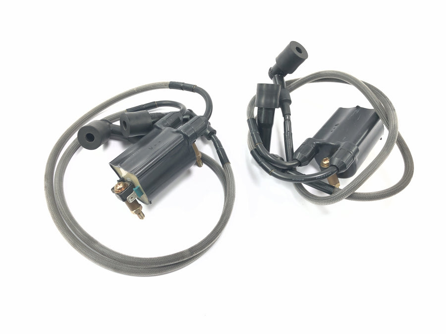 Kawasaki VN 1500 Mean Streak VN50T [2005] - Ignition coil ignition unit ignition coil set with ignition cables and spark plug connectors