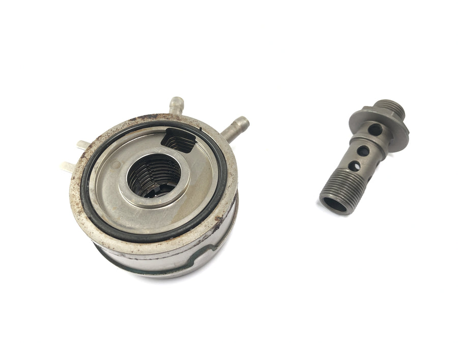 Honda ST 1100 SC26 Pan European [1990] - Oil cooler oil filter housing oil filter adapter