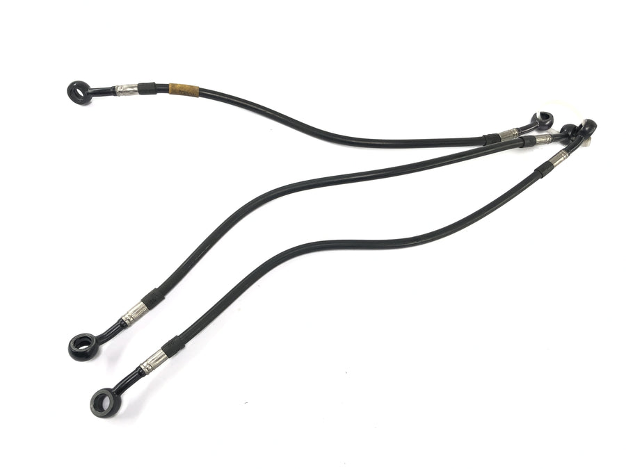 Kawasaki ZRX 1200 S ZRT20A [2002] - brake hose brake line kit 3 -part steel flex
