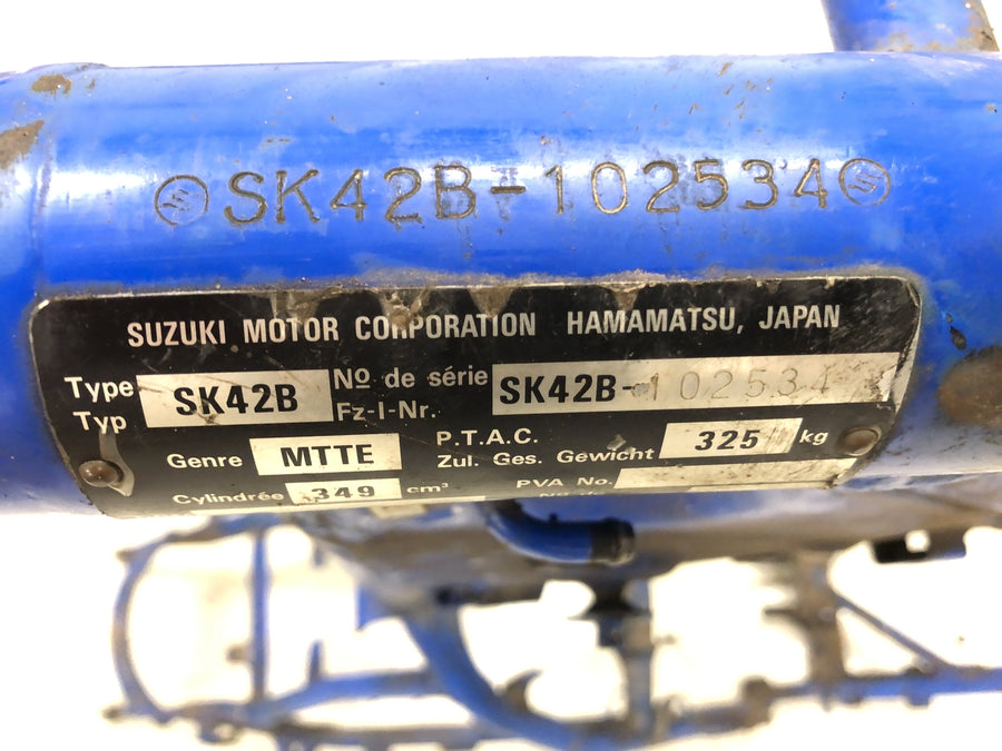 Suzuki DR 350 SK42B [1991] - frame with papers
