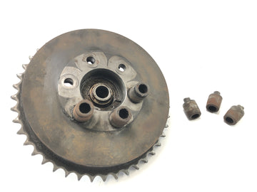 DKW NZ 250 [1938] - Rear brake drum with chain wheel