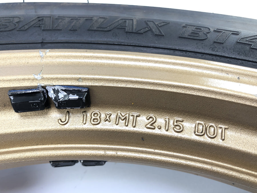 Yamaha RD 350 YPVS 31K [1984] - Front wheel rim gold