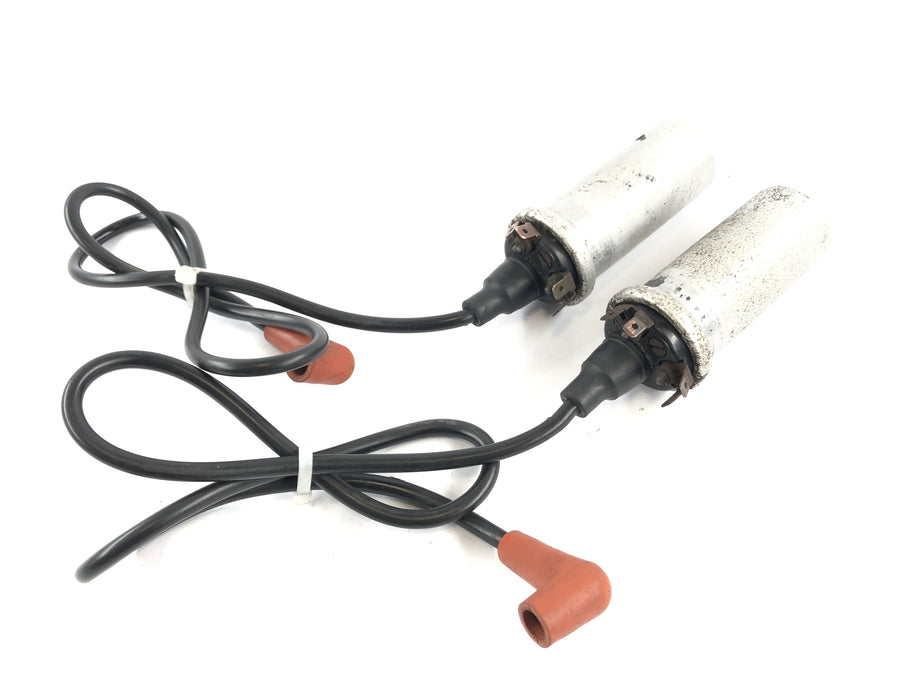 Triumph Bonneville T140V [1976] - ignition coil set with ignition cable and connector