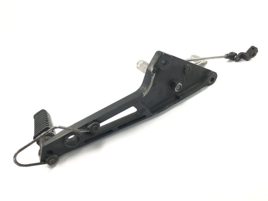 Kawasaki GPZ 1000 RX ZXT00A [1986] - Footrest system on the left with footrests and shift pedal