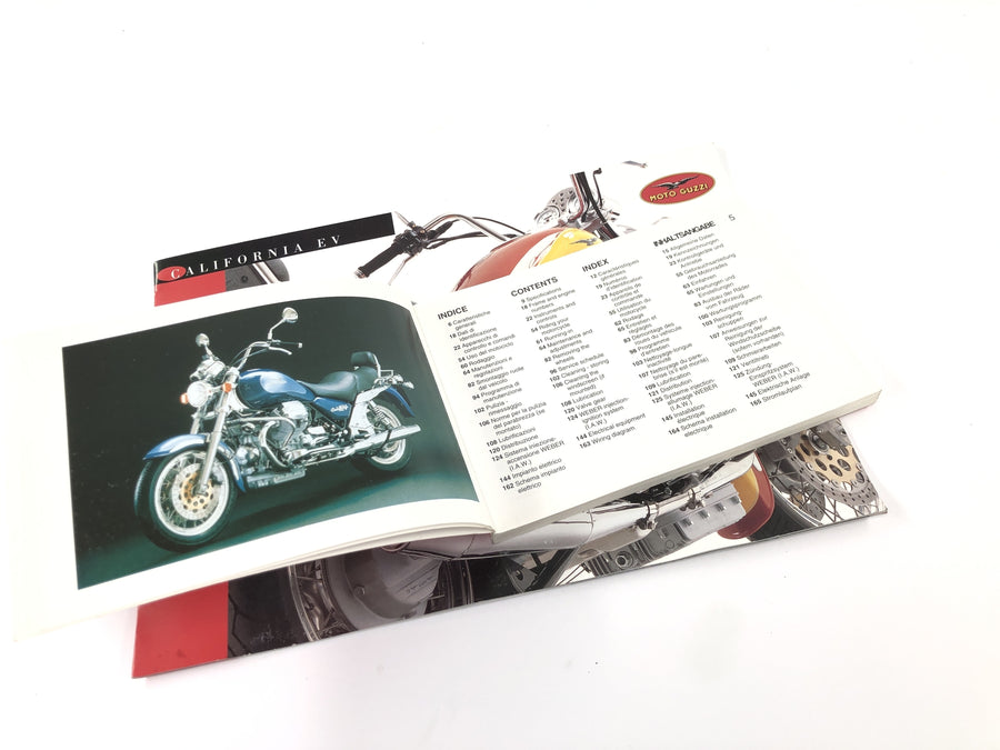 Moto Guzzi California 1100 EV KD [1998] - Driver's Manual Operating Instructions Manual
