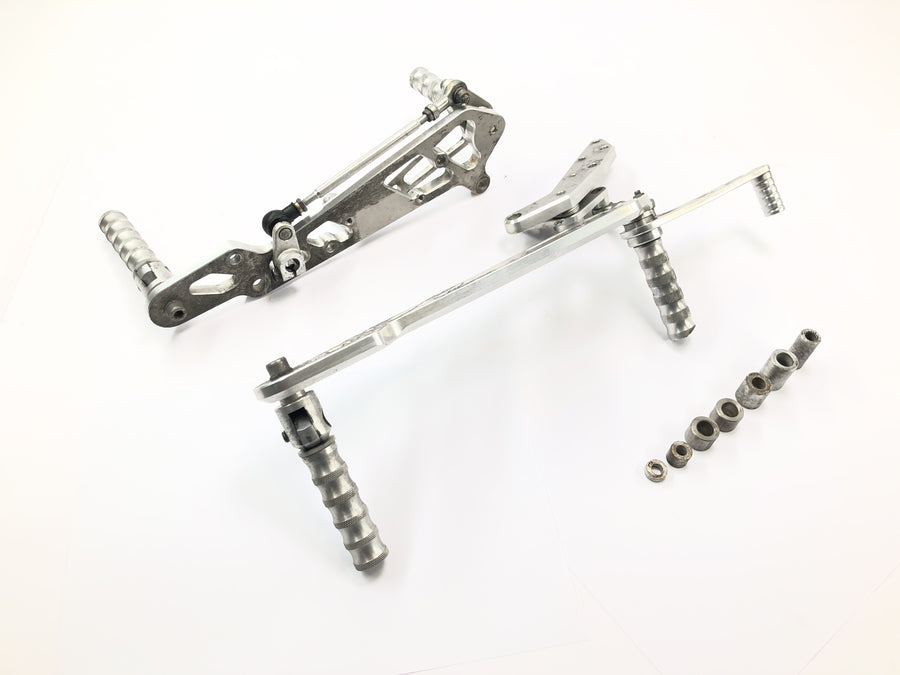 Yamaha V Max 1200 2LT [1998] - Footrest system footrest set MEK with shift linkage and brake linkage