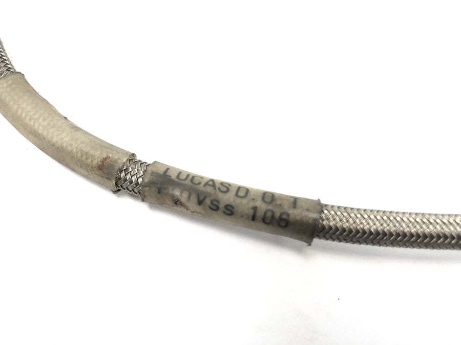 Kawasaki ZX -10 ZXT00B [1990] - Brake line steel flex at the back with ABE