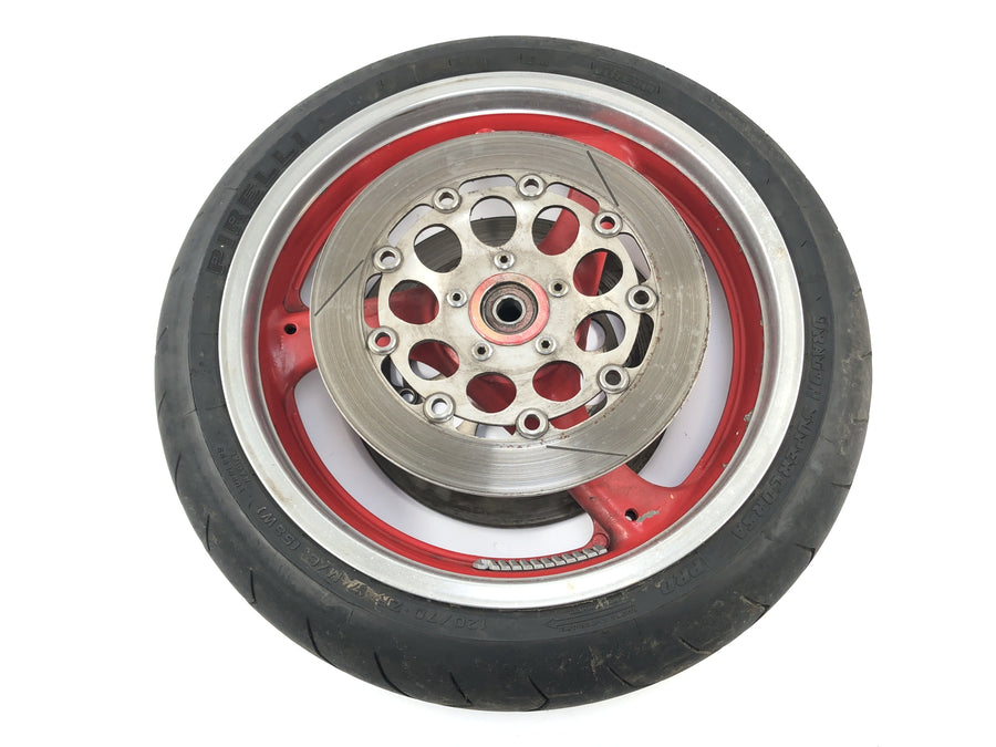 Suzuki GSX R 1100 GV73B [1990] - front wheel wheel rim at the front with brake discs