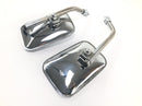 Laverda 1000 [1978] - Rear view mirror pair chrome rectangular Takatsu Japan-3