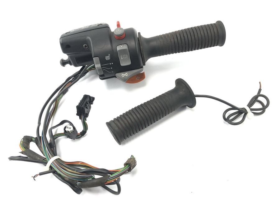 BMW K 1200 GT K12 [2003] - Handlebar fitting, handlebar switch on the right with throttle grip and heated grips