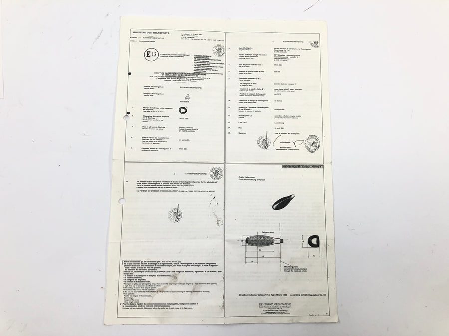 Honda VFR 800 FI RC46 [1999] - Indicator Kellermann indicator light direction indicator set pair