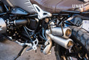 BMW R nineT 1200 Scrambler [2016-2023] - Zwei 22-30-Liter-Scram-Seitentaschen aus Segeltuch + doppelter -Rahmen