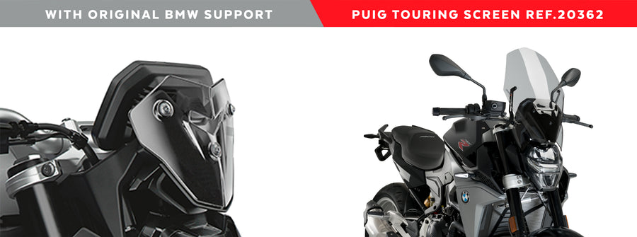 BMW F 900 R [2024] – New Generation Touring fairing screen – black