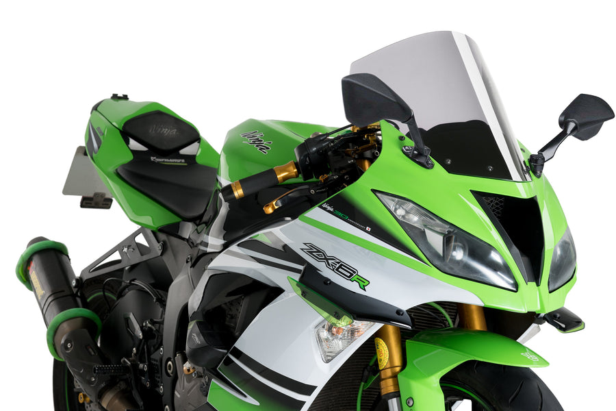 KAWASAKI ZX-6R NINJA [2018] – R-Racer Scheibe – Schwarz