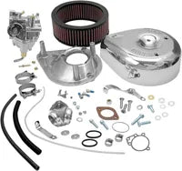 Harley-Davidson FLFB 1200 Electra Glide [1966-1969] - Super E Vergaser-Kit mit Ansaugstutzen – Bild 4