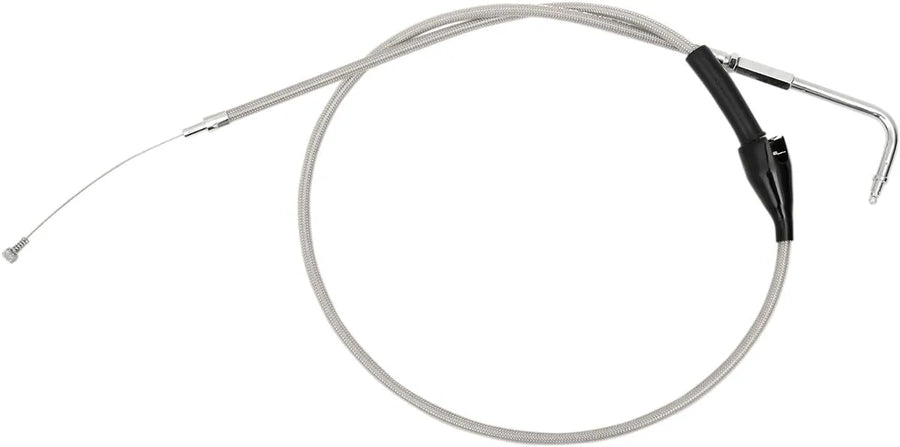 Harley Davidson FXSTS [MOTION PRO] - Armor Coat Stainless Steel Throttle/Idle Cable