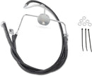 harley davidson flhr [DRAG SPECIALTIES] - Extended Black Vinyl Brake Line Kit-2