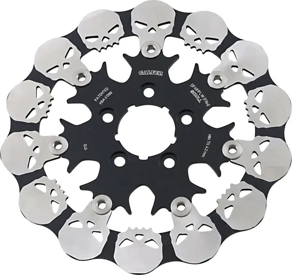 Harley-Davidson FXRST 1923 Softail Low Rider ST EL Diablo 117 [2022] - Skull brake disc - Type: Two-piece (floating) - Image 5