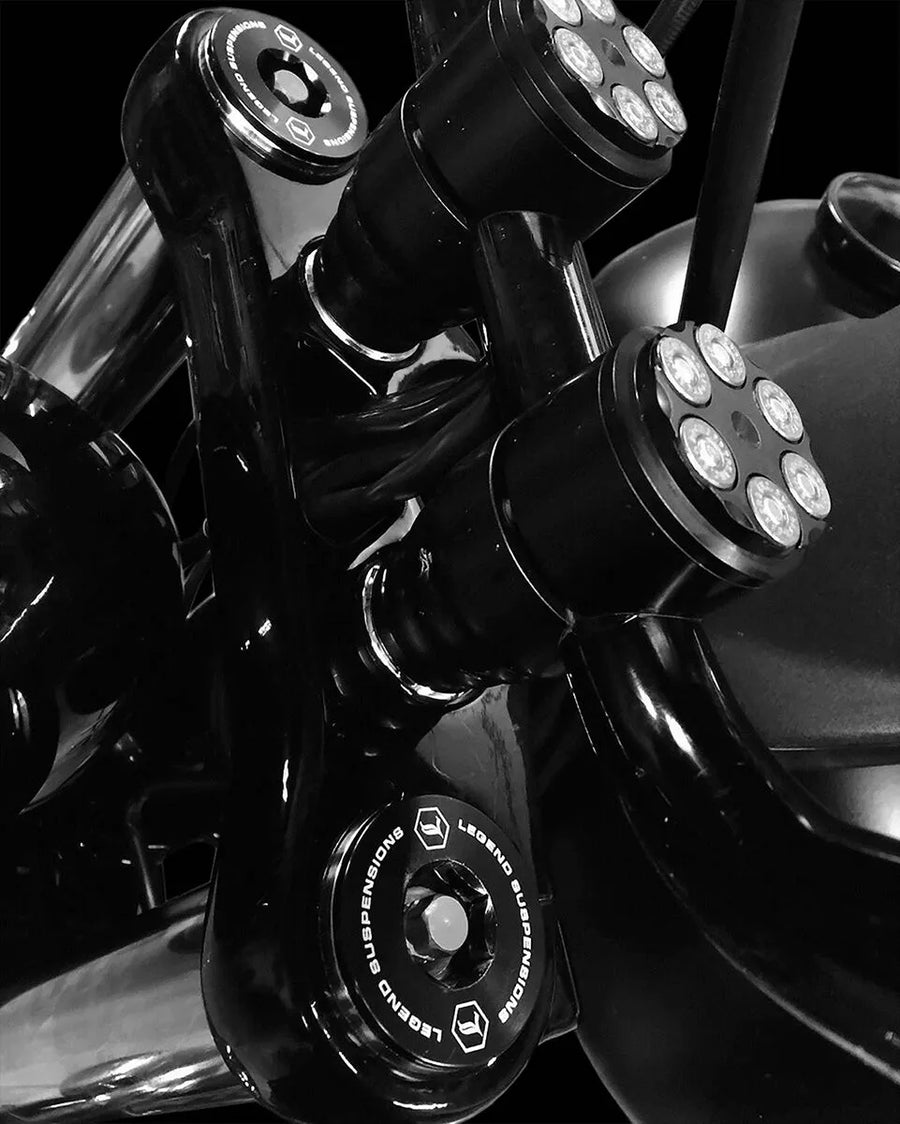 Harley-Davidson FXDBC 1690 Dyna Street Bob Limited [2016] - Legend AXEO Performance front suspension - picture 2