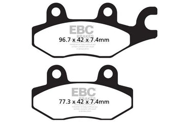 Yamaha Tenere 700 [EBC]-FA-HH series Sintermetal brake pads