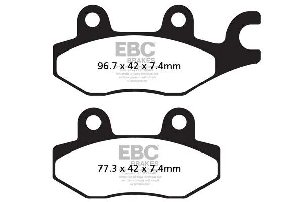 Royal Enfield Classic 350 [EBC]-FA-HH series Sintermetal brake pads