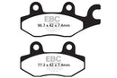 Royal Enfield Classic 350 [EBC]-FA-HH series Sintermetal brake pads-1