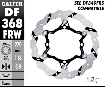 Suzuki Rm Z 250 [2021-2026, 2023-2024] - floating wave brake disc, grooved - picture 2
