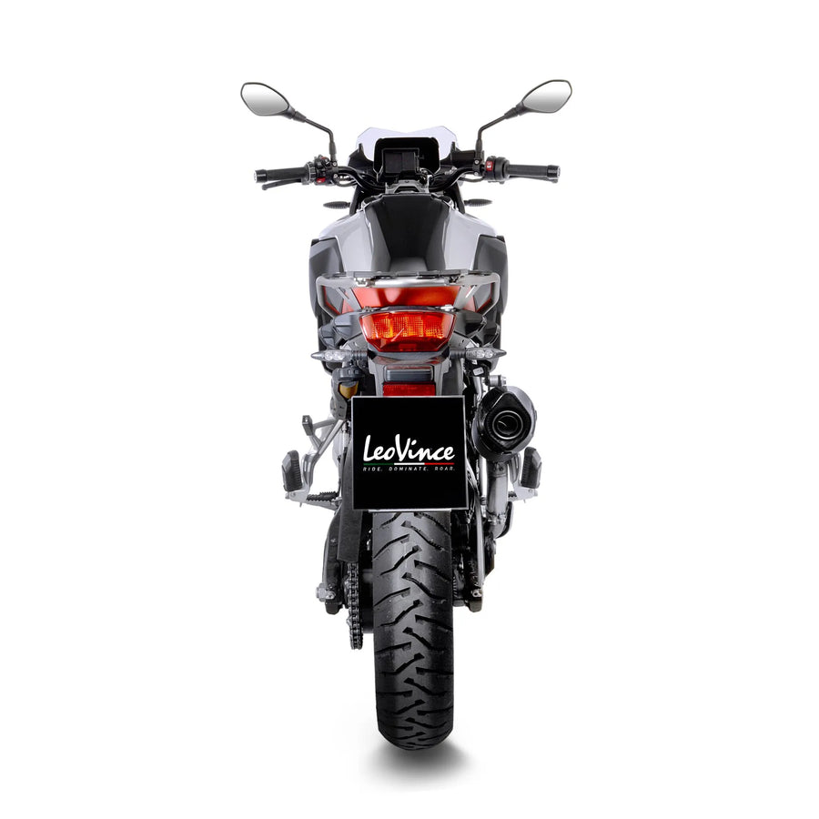 bmw f 750 gs [LEOVINCE] – Nero rear silencer - stainless steel