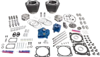 Harley-Davidson FLHCS 1923 Softail Heritage Classic 117 [2026] - 132" Power Package Motorleistungs-Kit – Oberfläche: Schwarz, Nicht hervorgehobene Kühlrippen – Bild 5