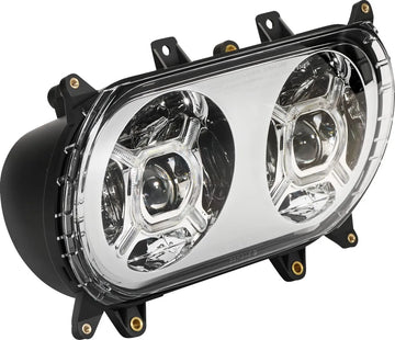 harley davidson fltruse [CUSTOM DYNAMICS] – Double-X LED headlight - 0