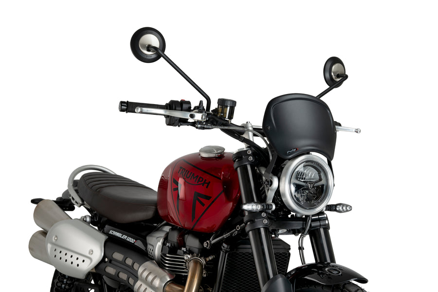 TRIUMPH SCRAMBLER 1200X [2025] – ABS front panel – carbon look