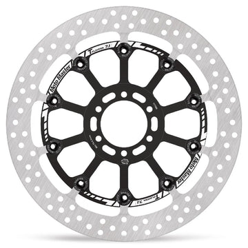 BMW S 1000 HP4 RACE Hp4 Race [2018] - HALO series T-Floater brake disc - surface: black, silver - picture 1