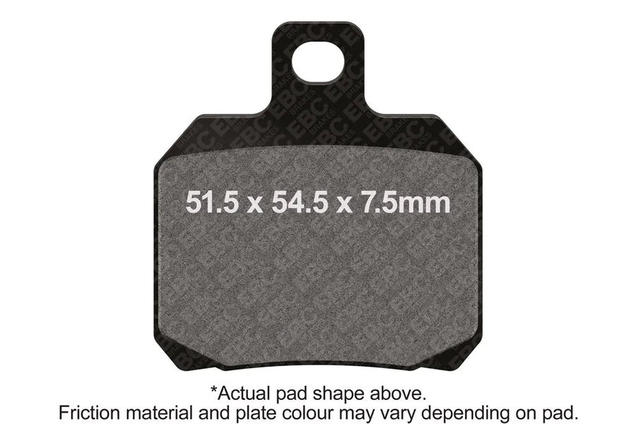 DUCATI S 750 Nuda Dark [EBC] – Extreme Performance Sintered "EPFA" Bremsbeläge hinten