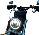 harley davidson sportster s rh 1250 s [CUSTOM DYNAMICS] – 5-3/4" LED halo headlight-2