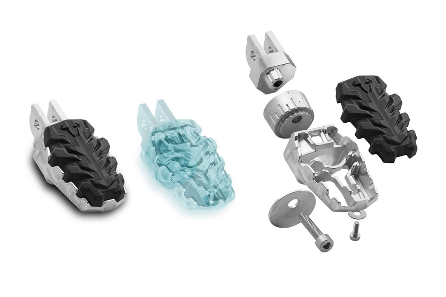 [SW-MOTECH] - EVO pair of footrests, 36-way adjustable – picture 3