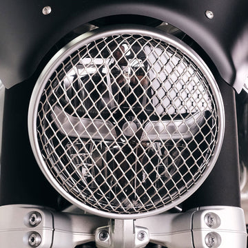 BMW R nineT 1200 Roadster [2014-2023] - Scheinwerferabdeckung Schutzgitter Grau